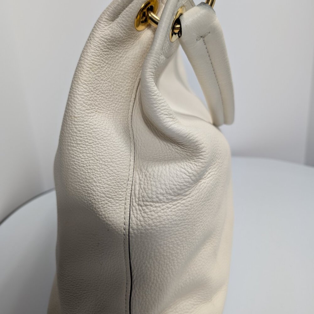 Prada Vitella Phenix Cream Hobo Bag - Picture 8 of 9
